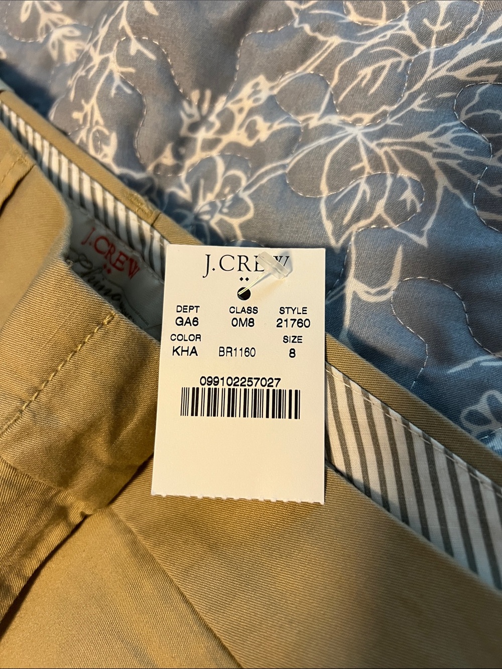 NWT!!! J. Crew Khaki Chino Shorts - Picture 4 of 4